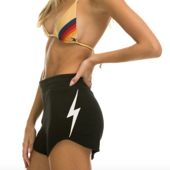 AVIATOR NATION BLACK BOLT LOUNGER SHORT ***SOLD OUT COLOR! - Picture 1 of 4